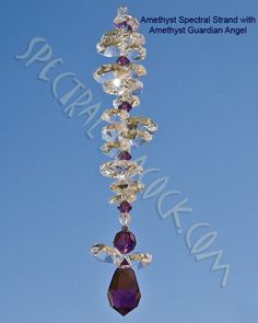 Crystal Angel Charm for Protection Guardian Angel Car Charms Happiness Crystal Car Hanging Ornament Ideal Guardian Angel Gifts-April Diamond Guardian Angel Car & Windows Faith and Love 
