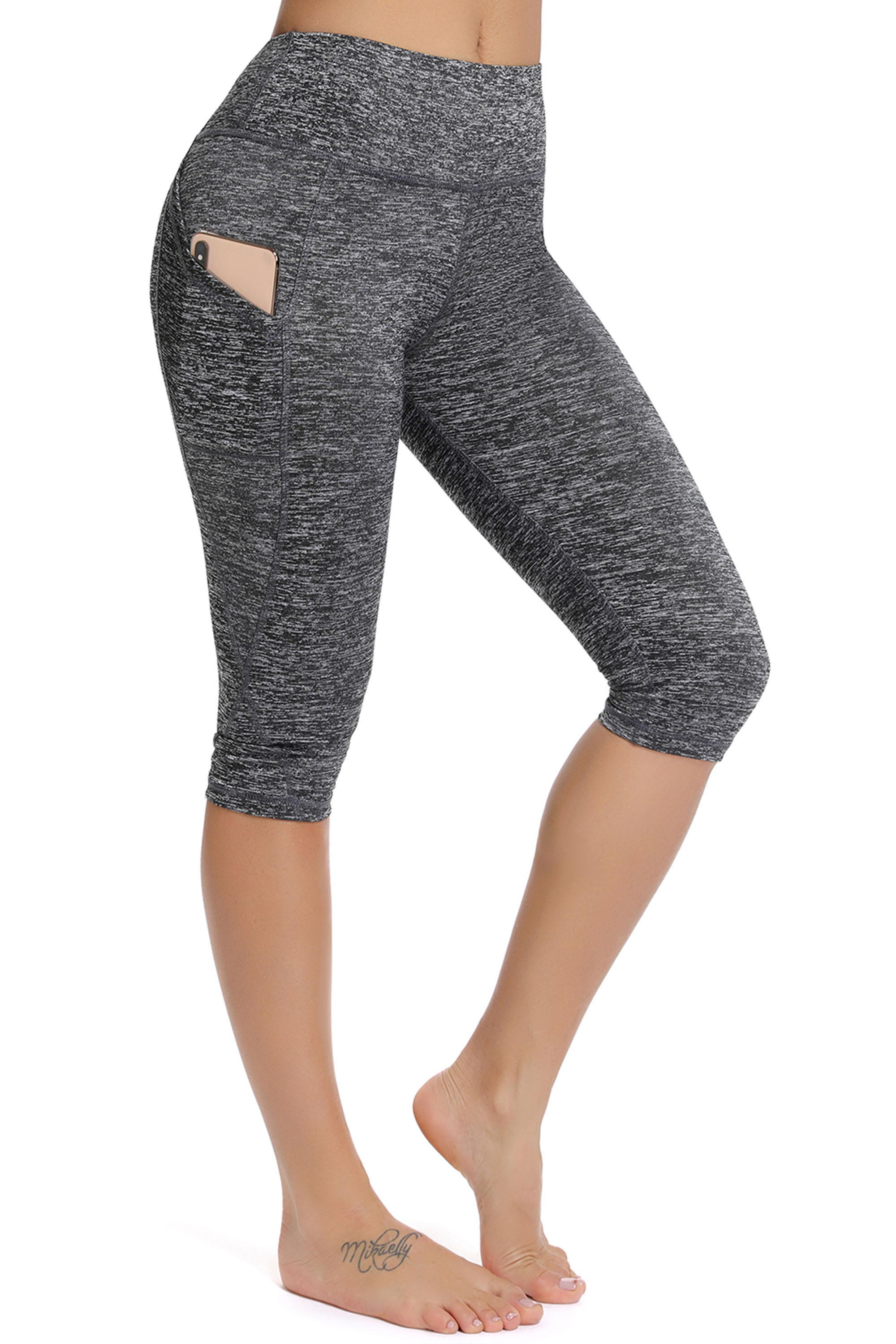 FITTIN High Waisted Leggings for Women Ribbed Yoga Pants with Pockets Tummy Control Full-Length Gym Workout Leggings FITTIN High Waisted Leggings for Women Ribbed Yoga Pants with Pockets Tummy Control Full-Length Gym Workout Leggings