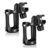 Easy Install & Waterproof Cup Holder for Stroller Motorcycle IUKUS Bike Cup Holder Black Automotive Scooter Boat Bike Water Bottle Holder with Alligator Clip Bicycle ATV/UTV 