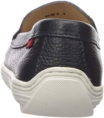 MARC JOSEPH NEW YORK Unisex-Kid's Leather Made in Brazil Mott Street Grommet Detail Loafer 11.5 M US Little Kid Navy Grainy 