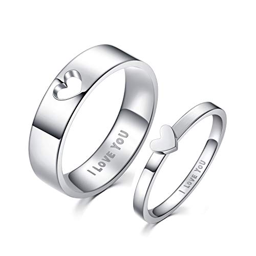 8 Pcs Butterfly Knuckle Stacking Rings Set Knuckle Heart Lightning Dinosaur Adjustable for him and her Couples Friendship Best Friends Matching Promise Love Wedding Jewelry 