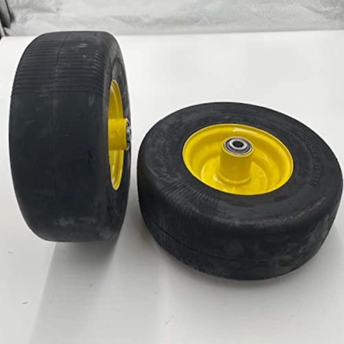 Set of 2-13x6.50-6 Smooth Beige Wheel Compatible with Grasshopper 483865 