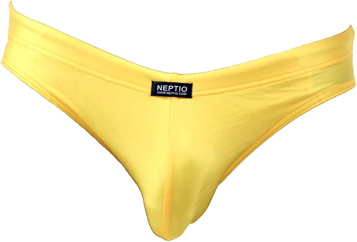 NEPTIO Men's American Flag Swimsuit Stars & Stripes or Solid Color Bikini Swimwear NEPTIO Men's American Flag Swimsuit Stars & Stripes or Solid Color Bikini Swimwear
