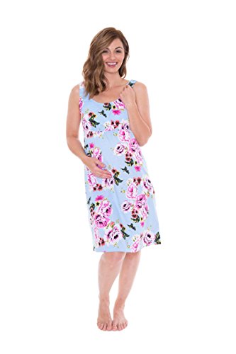 Pregnancy Breastfeeding 2 in 1 Baby Be Mine Maternity Nursing Nightgown Nightdress Hospital Bag Must Have 