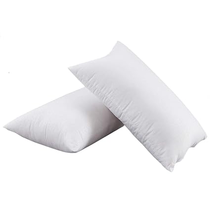 Set of 2 Lightweight PP Cotton Pillow 55cm x 55cm for Couch Cushion Ancdream 35cm x 55cm 14 x 22 Throw Pillow Inserts 