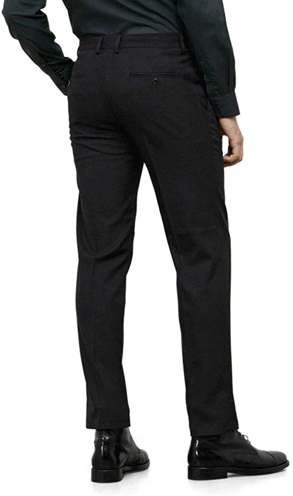 Kenneth Cole Reaction Men's Stretch Modern-Fit Flat-Front Pant 
