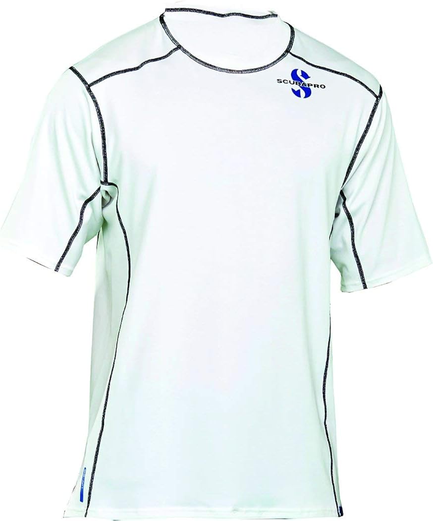 Scubapro Men's UPF 50 Channel Flow Short Sleeve Rash Guard 