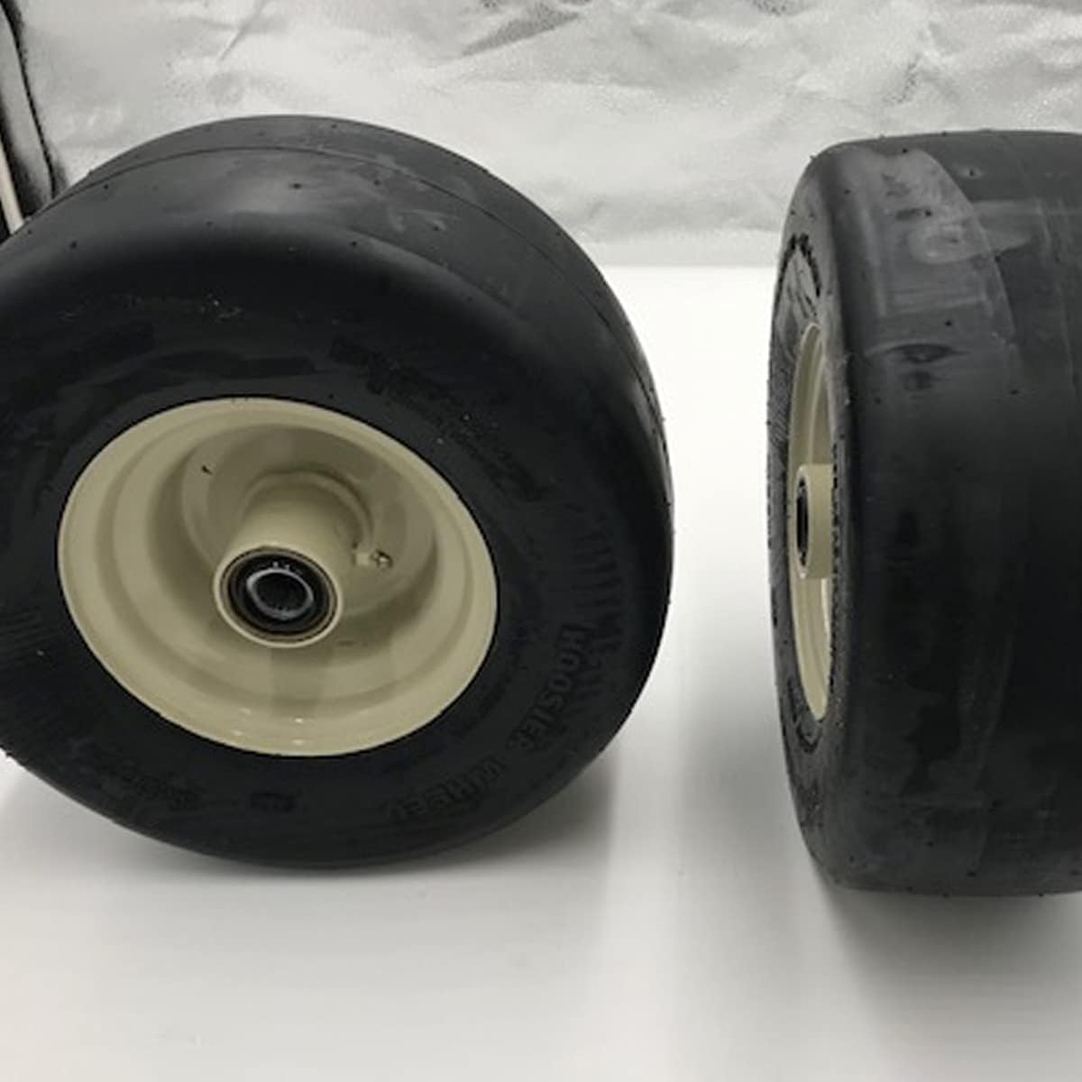 Set of 2-13x6.50-6 Smooth Beige Wheel Compatible with Grasshopper 483865 