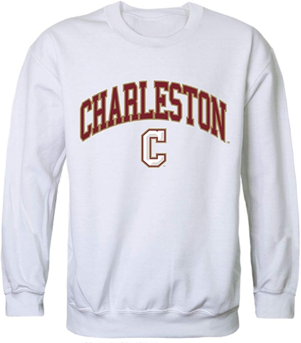 W Republic COFC College of Charleston Campus Crewneck Pullover Sweatshirt Sweater Black 
