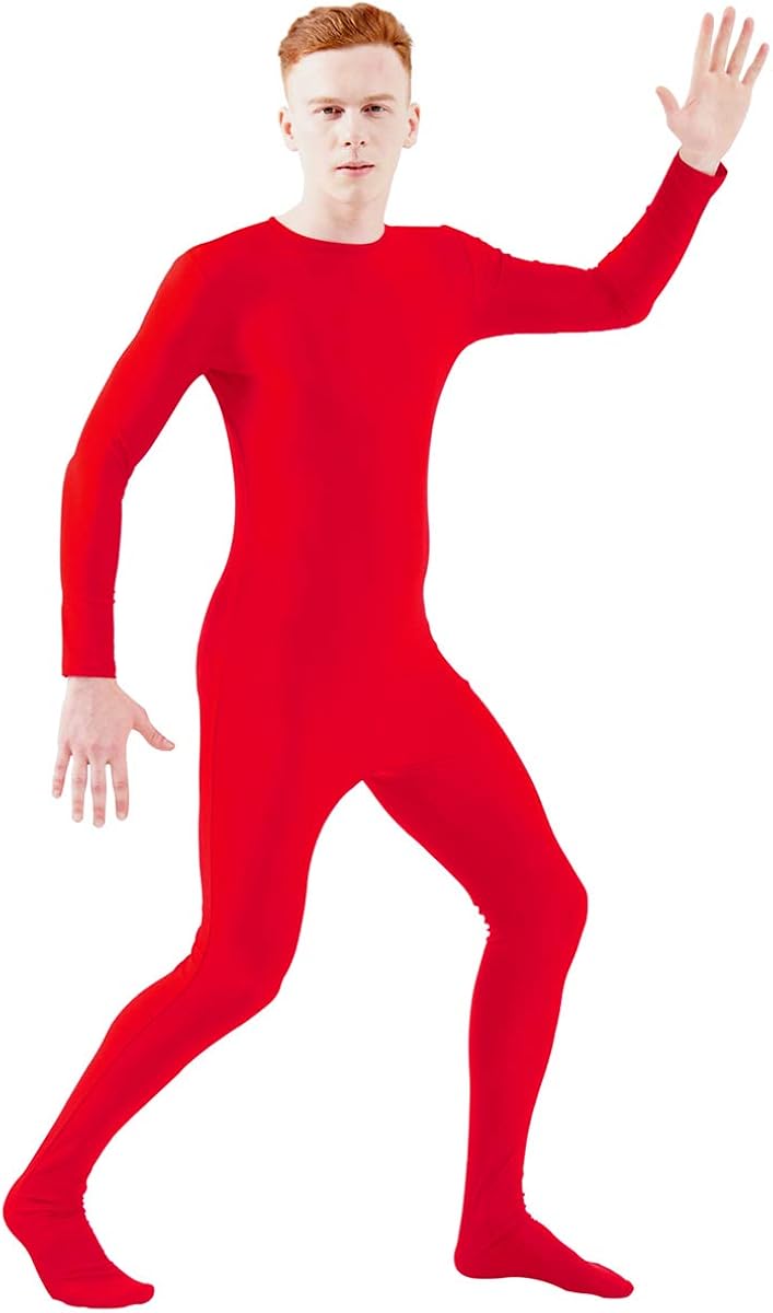 Ensnovo Adult Spandex One Piece Unitard Full Body Suit Costume 