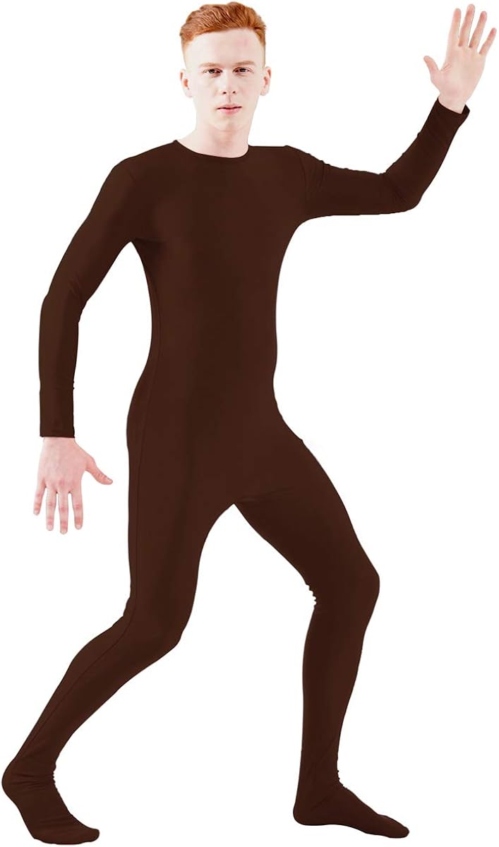 Ensnovo Adult Spandex One Piece Unitard Full Body Suit Costume 