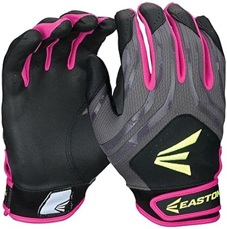 Youth EASTON HF3 Hyperskin Fastpitch Batting Gloves Pair Girls 