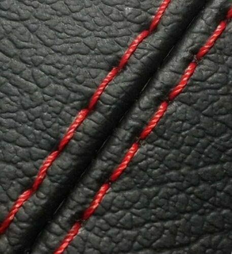 Autoguru E Brake Boot PVC Leather Made for Honda Prelude 97-01 Black Red Stitch 