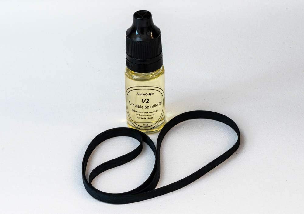 PL-560 PL-12 Cartridge Turntable PL-150 Lubricant Refurb Bundle for Pioneer PL-518X Drive Belt Vinyl player Stylus PL-15 PL-A35 -23 Silver Finish Headshell PL-516 