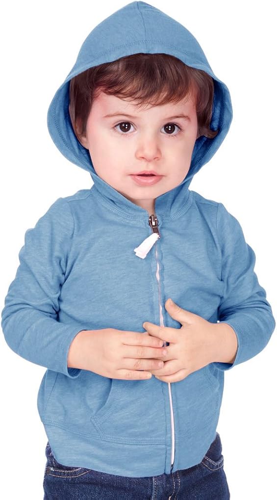 Kavio Unisex Infants Jersey Long Sleeve Zip Up Hoodie Kavio Unisex Infants Jersey Long Sleeve Zip Up Hoodie
