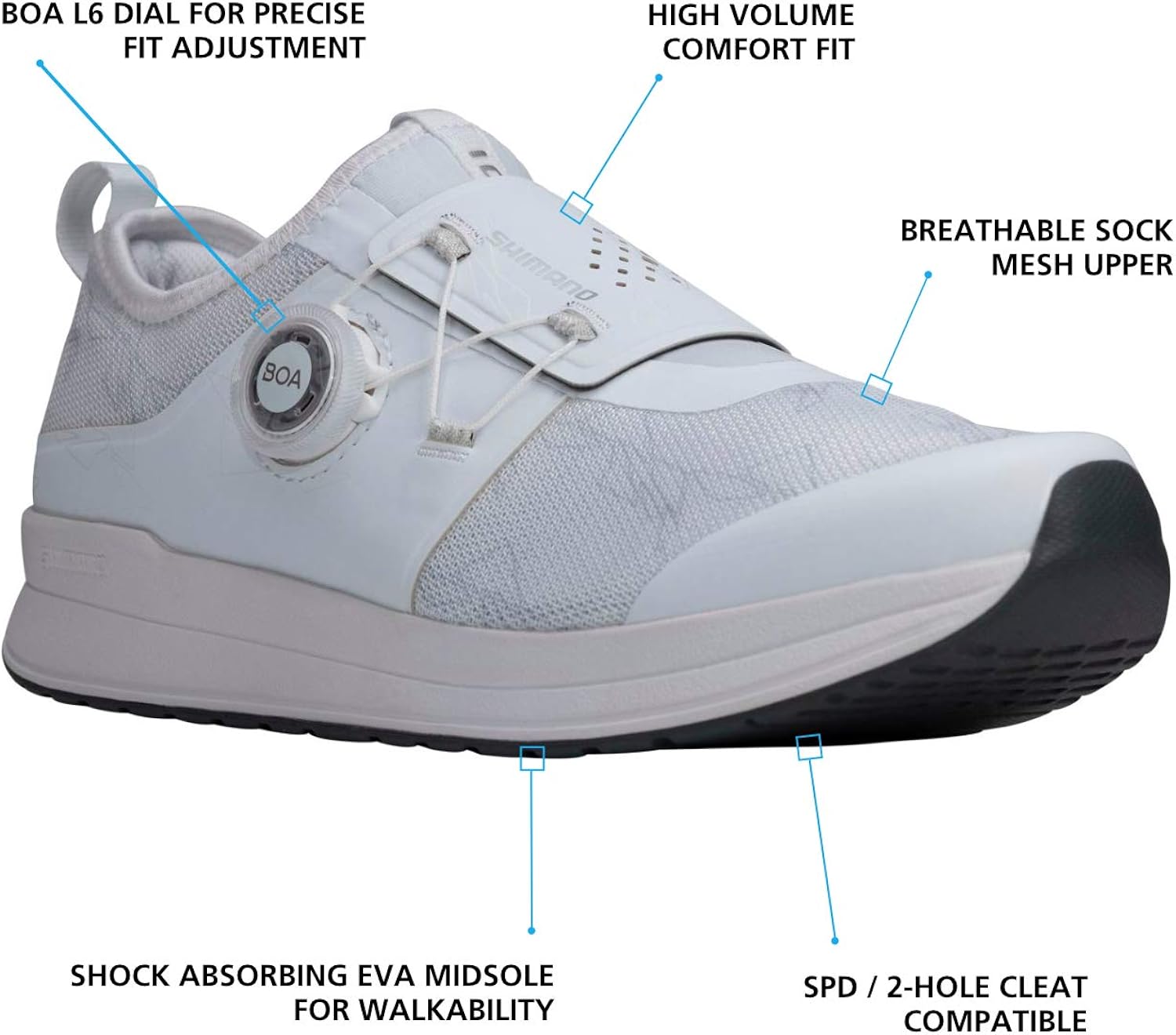SHIMANO SH-IC300 Confidence Inspiring Indoor Cycling Shoe 