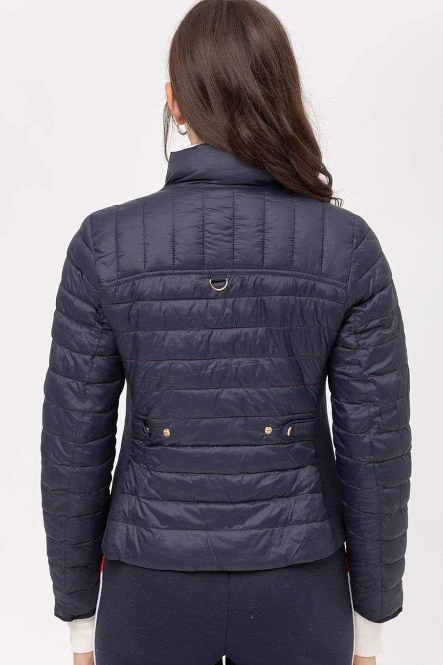 OLLIE ARNES Women's Quilted or Inner Fur Lined Sherpa Anorak Down Parka Jacket 