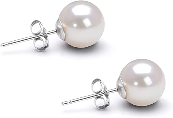 Akoya Cultured Pearls AAA Quality High Luster Earrings for Women Akoya Cultured Pearls AAA Quality High Luster Earrings for Women