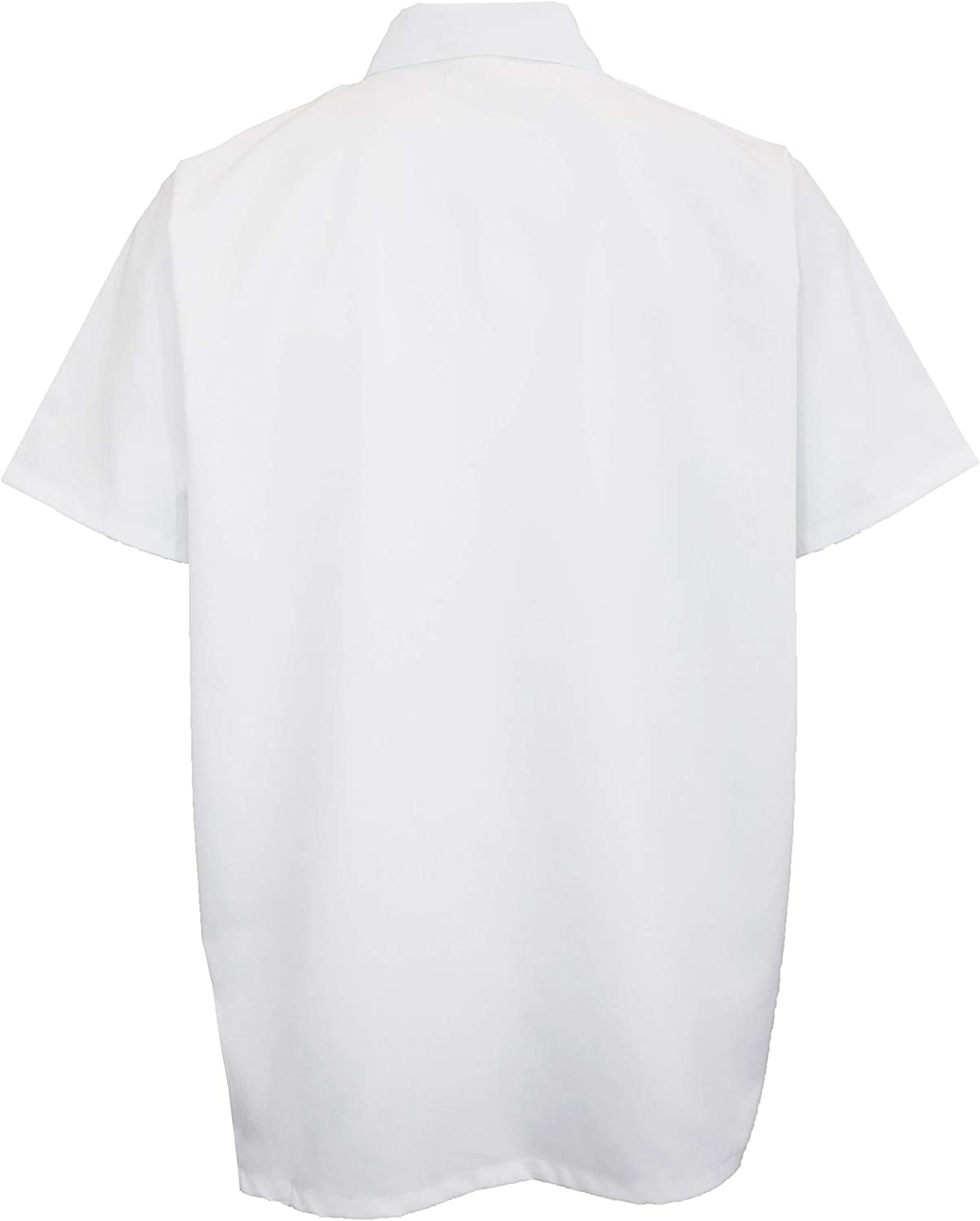 Natural Uniforms Men's Kitchen Basic Cook Shirt Short Sleeve White 