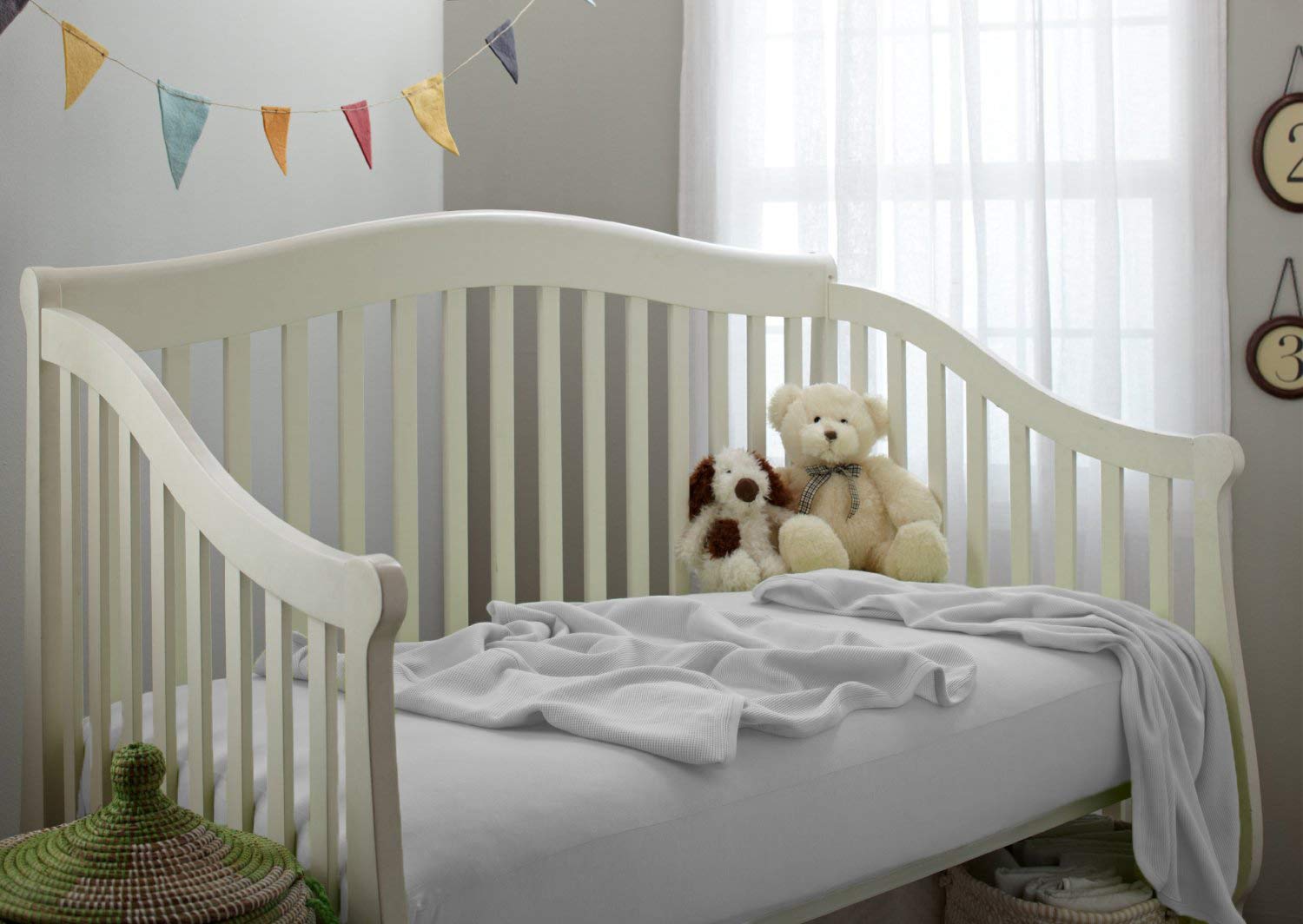 for Girls Lavender American Baby Company 30 X 40 - Soft 100% Natural Cotton Thermal/Waffle Swaddle Blanket Soft Breathable 