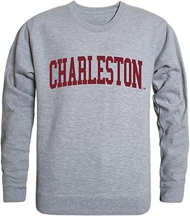 W Republic COFC College of Charleston Campus Crewneck Pullover Sweatshirt Sweater Black 