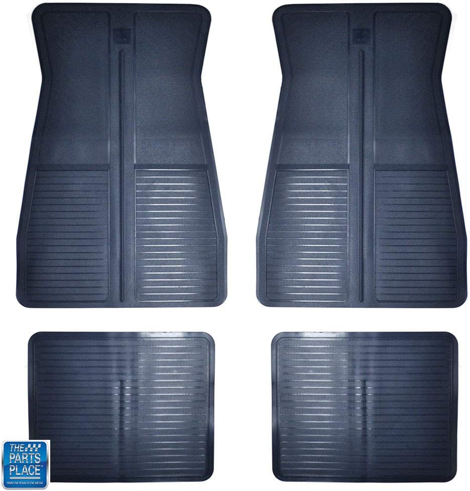 Dark Blue Floor Mat Set 