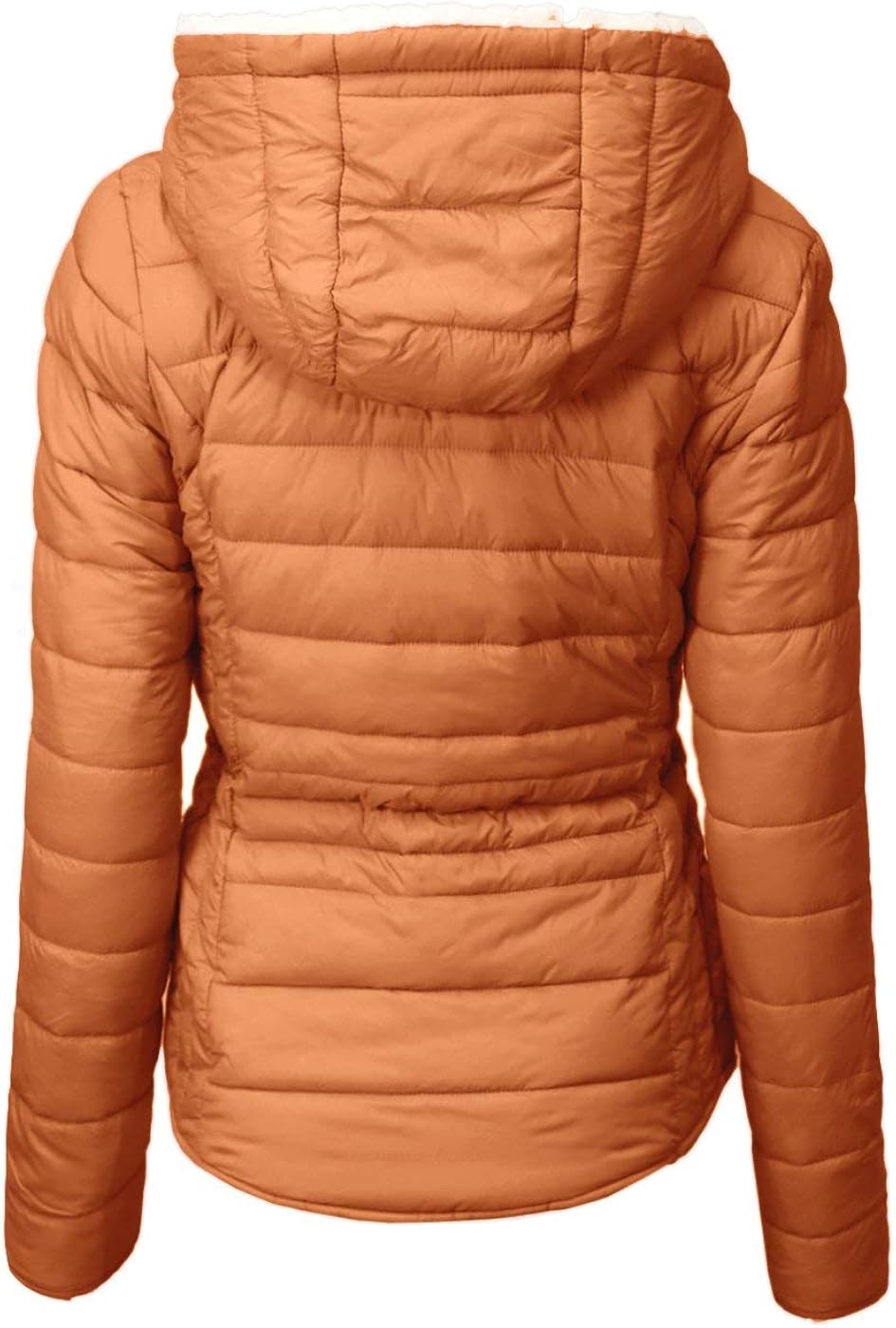 OLLIE ARNES Women's Quilted or Inner Fur Lined Sherpa Anorak Down Parka Jacket 