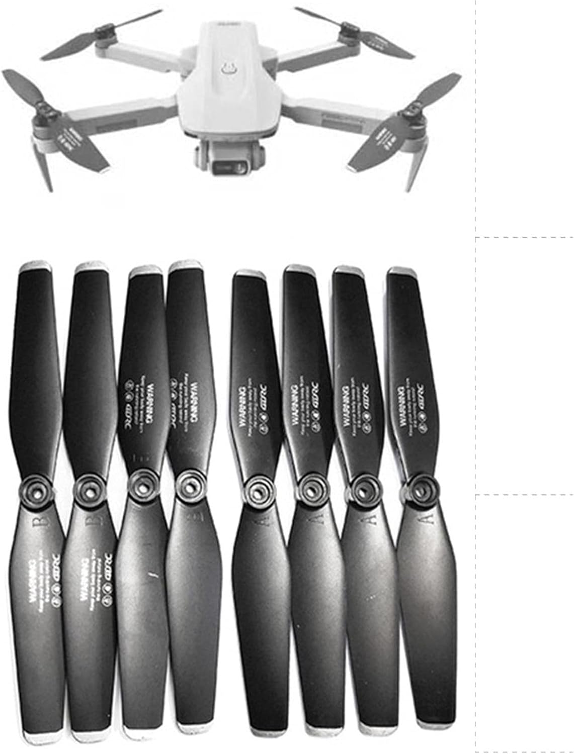 hnsgscmyyxgs Drone Propellers for F6 RC Drone 4DRC F6 Quadcopter Spare Parts Propeller Blades Wings Kit Color : 8pcs hnsgscmyyxgs Drone Propellers for F6 RC Drone 4DRC F6 Quadcopter Spare Parts Propeller Blades Wings Kit Color : 8pcs