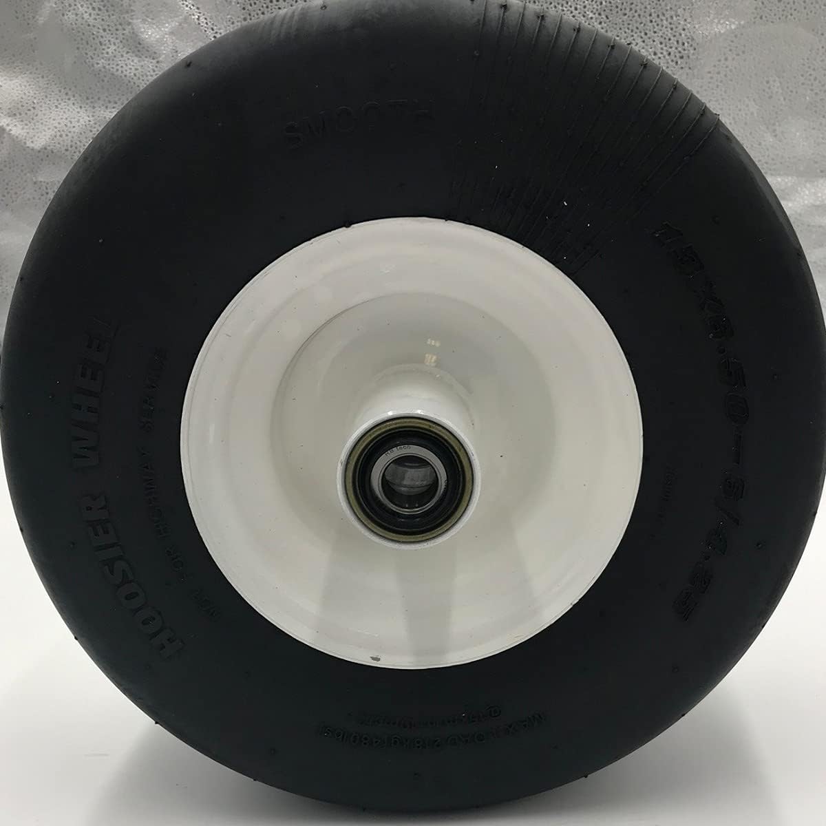 Set of 2-13x6.50-6 Smooth Beige Wheel Compatible with Grasshopper 483865 