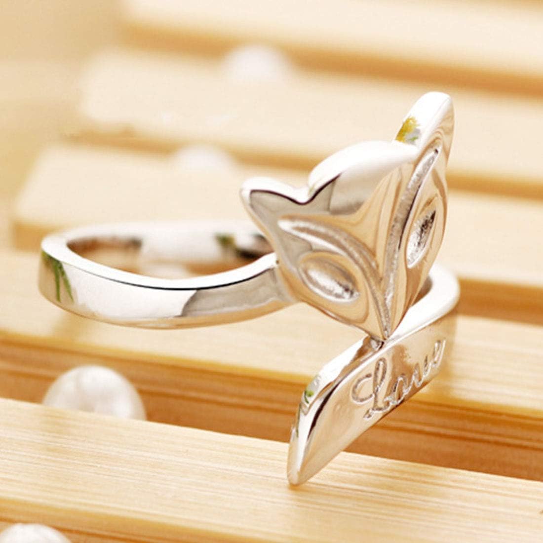 I love you 3000 Knuckle Rings,Toe Rings,925 Stering Silver Open Adjustable Ring Fashion Jewelry Charms Birthday Gifts for Teens Girl/Boys/Women/Men/Bridesmaid 