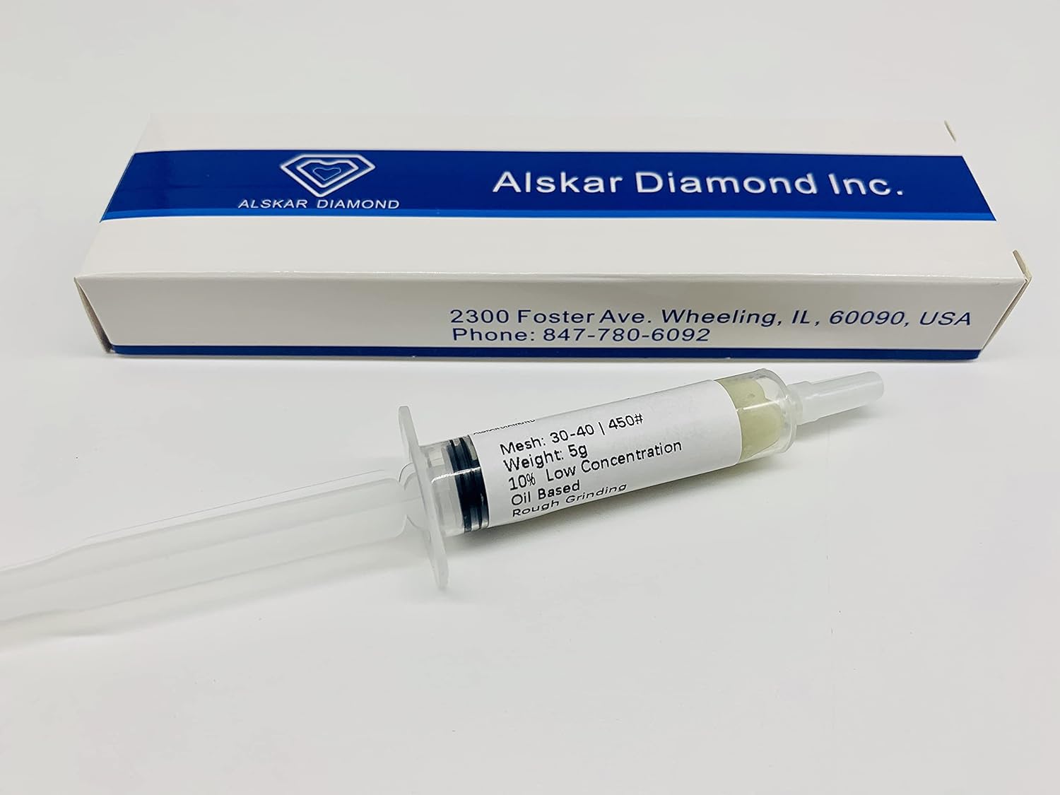 Alskar Diamond Polishing Compound 15-25 Microns Polishing Paste 5 Grams with Diamond Powder 50% Concentration 50%;15-25 Alskar Diamond Polishing Compound 15-25 Microns Polishing Paste 5 Grams with Diamond Powder 50% Concentration 50%;15-25