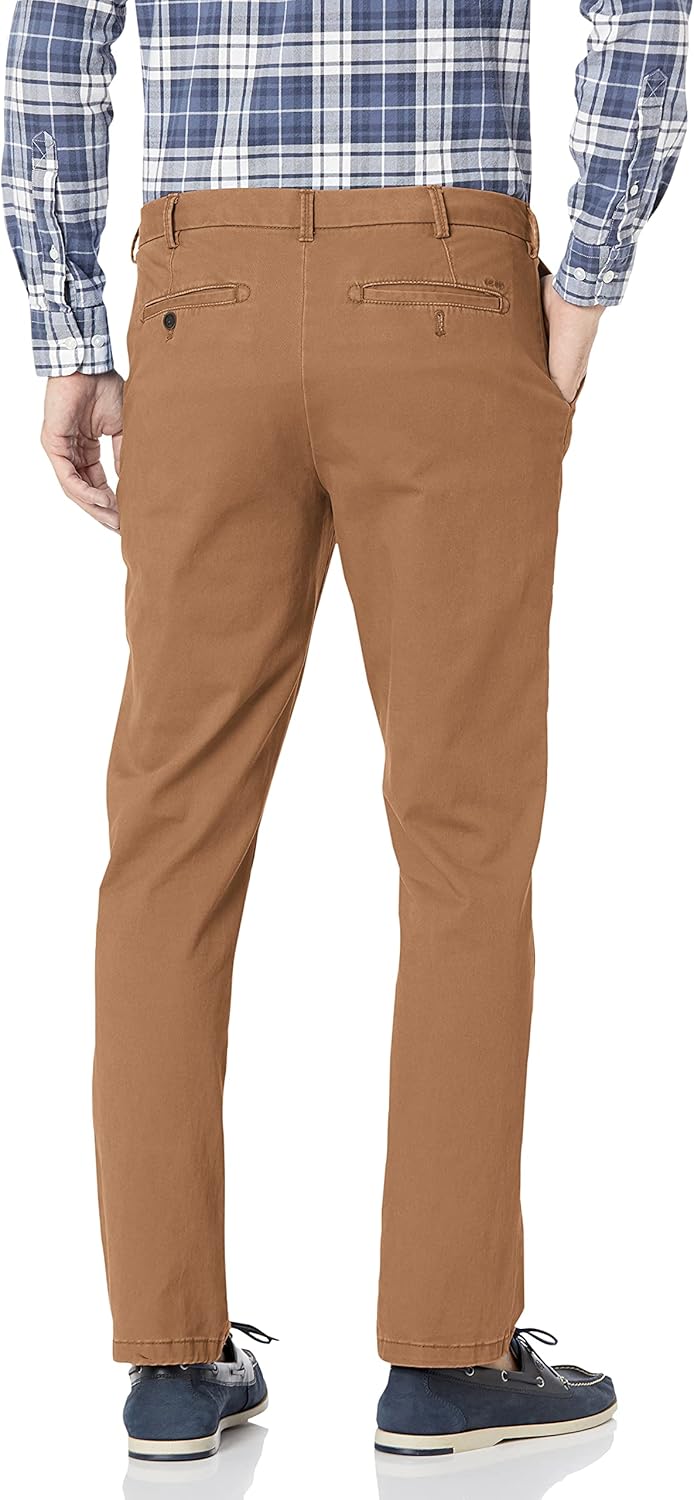 IZOD Men's Saltwater Stretch Flat Front Straight Fit Chino Pant 