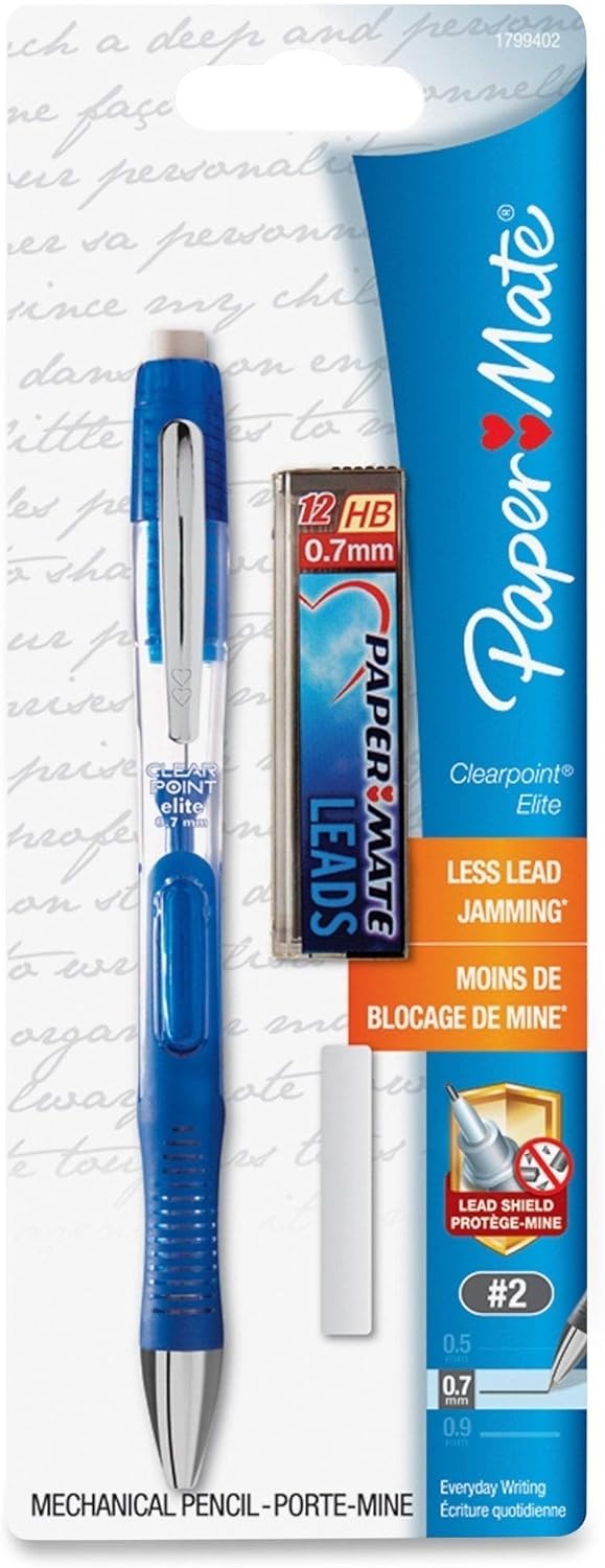 Barrel Color may vary Clearpoint Elite 0.7mm 1-Count Mechanical Pencil Starter Set Barrel Color may vary Clearpoint Elite 0.7mm 1-Count Mechanical Pencil Starter Set