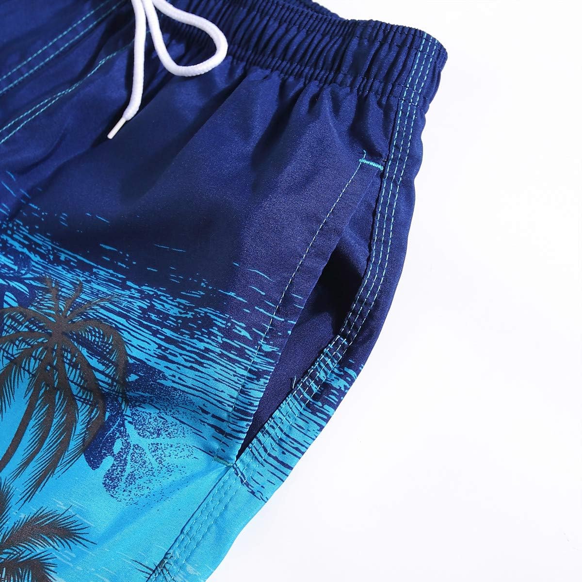 beautyin Boy's Swim Trunks Toddler Printed Swim Shorts Kids Quick Dry Beachwear 