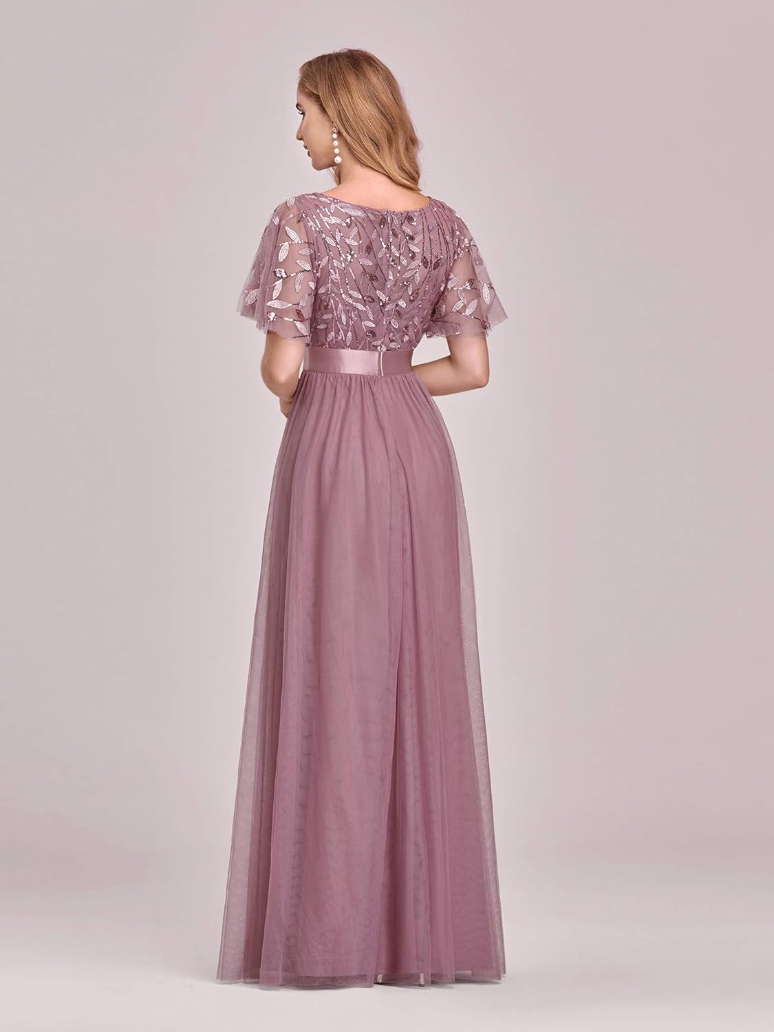 Ever-Pretty Women's A-Line Empire Waist Embroidery Evening Prom Dress 0904 