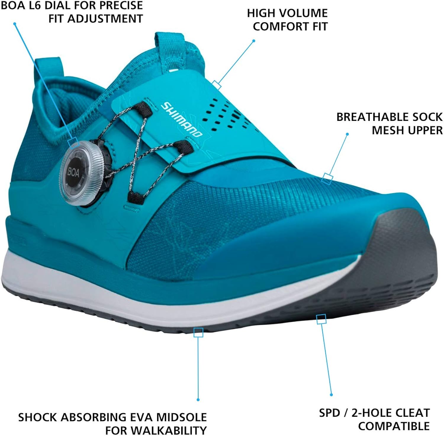 SHIMANO SH-IC300 Confidence Inspiring Indoor Cycling Shoe 
