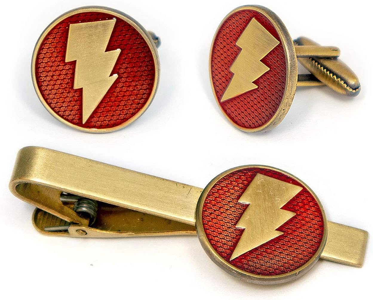 Captain Marvel Tie Clip Nightwing Cuff Links Link Wedding Party Gift Justice League Avengers Groomsmen Gifts Shazam Cufflinks DC Comics Batman vs Superman Tie Tack Jewelry 