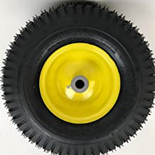 Set of 2-13x6.50-6 Smooth Beige Wheel Compatible with Grasshopper 483865 