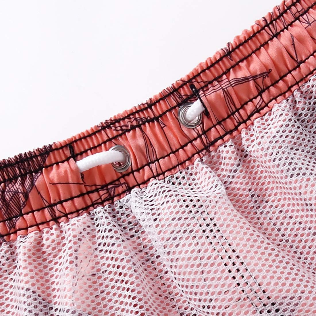 beautyin Boy's Swim Trunks Toddler Printed Swim Shorts Kids Quick Dry Beachwear 