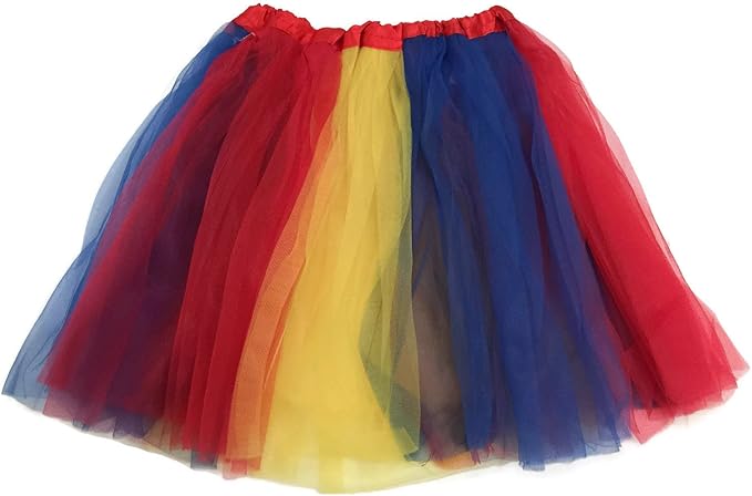 Rush Dance Multi Color Women's Costume Ballet Warrior Dash Run Tutu 
