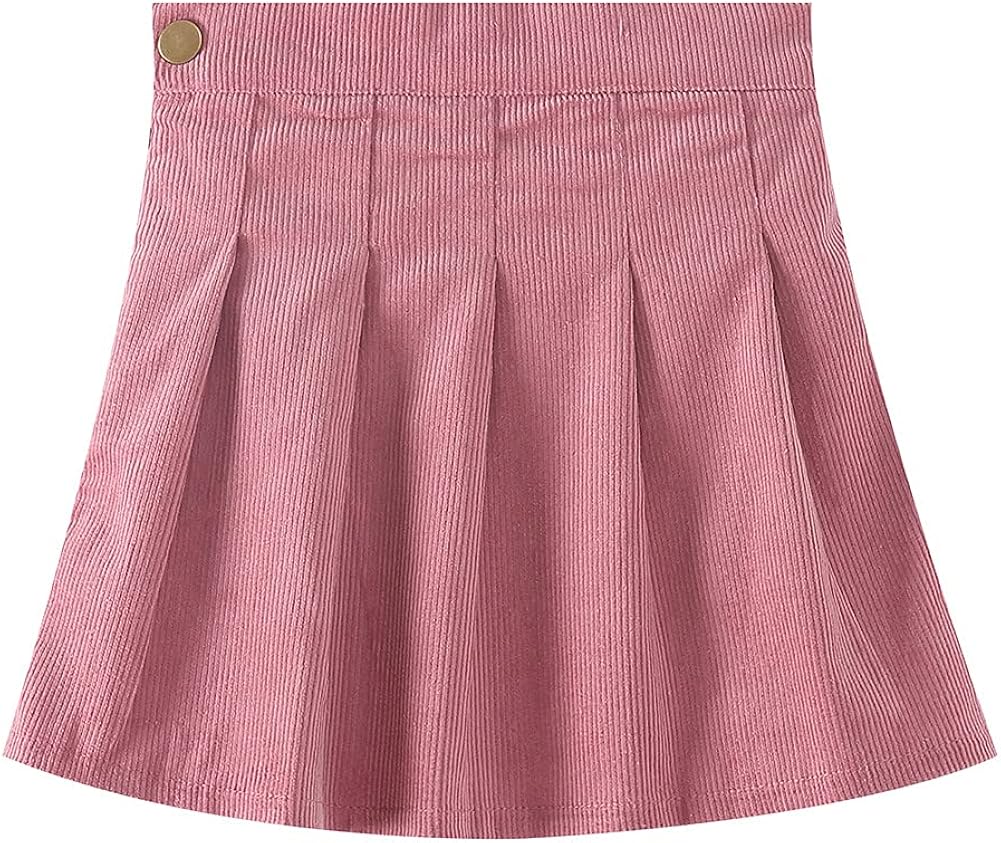 WELAKEN Corduroy Skirts for Girls Toddler & Kids II Fashion Bottoms Little Girl's Bodycon Short Skirt 