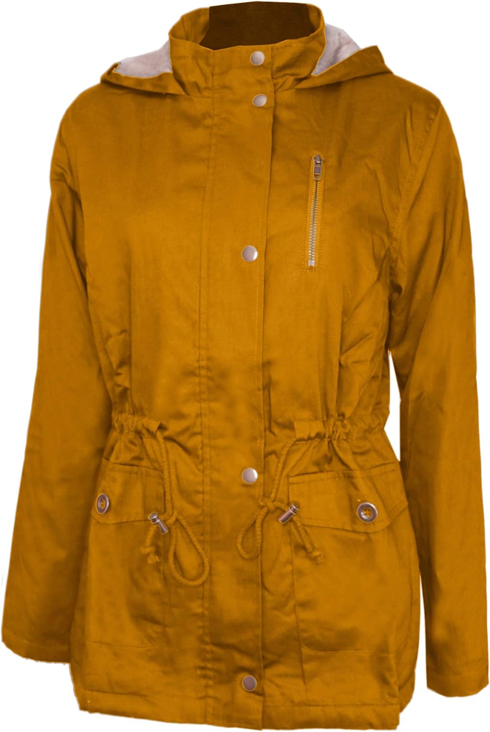 OLLIE ARNES Women's Quilted or Inner Fur Lined Sherpa Anorak Down Parka Jacket 