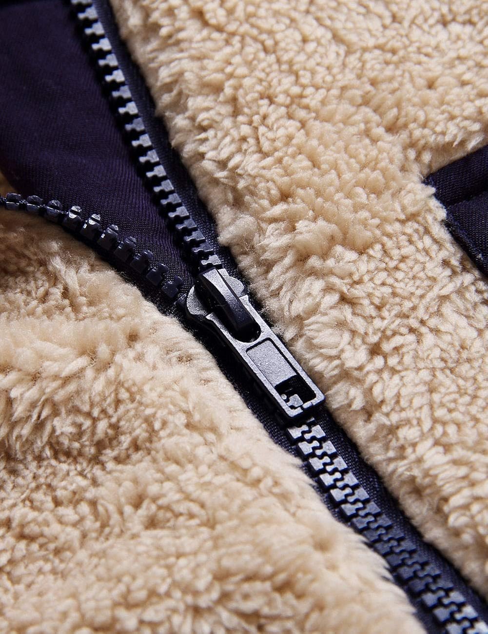 MEROKEETY Womens Long Sleeve Full Zip Sherpa Jackets Patchwork Fleece Coat with Zipper 