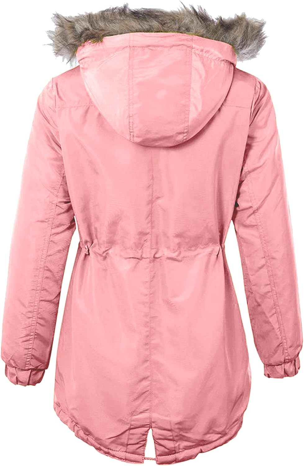 OLLIE ARNES Women's Quilted or Inner Fur Lined Sherpa Anorak Down Parka Jacket 