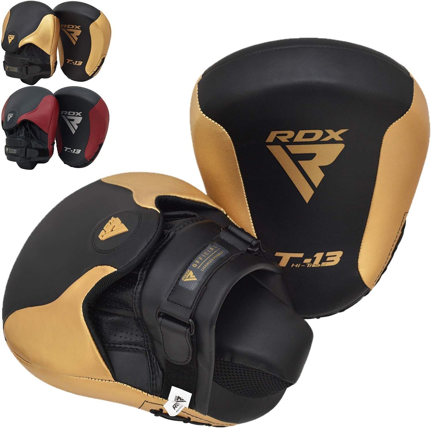 Youth Hook and Jab Target Focus Mitts with Punching Gloves Junior Hand Shield for MMA Muay Thai Martial Arts RDX Kids Boxing Pads and Gloves Set Boxercise Karate and Kickboxing Training 
