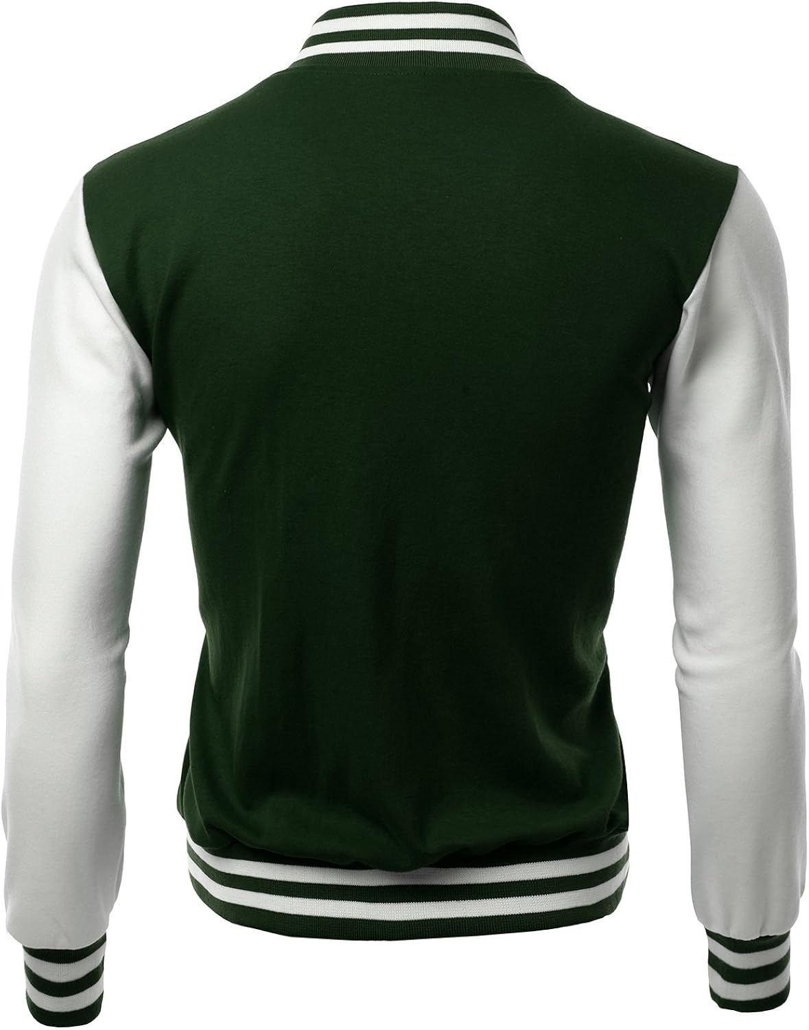 Xpril Men's Stylish Color Contrast Long Sleeves Varsity Jacket Xpril Men's Stylish Color Contrast Long Sleeves Varsity Jacket