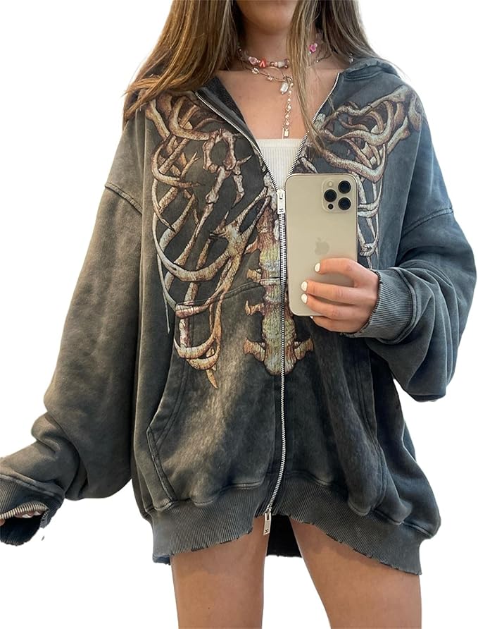 Fashion Pineapple Print Long Sleeve Crop Top Hoodies Zulmaliu Girl Sweatshirt Black 8,M 