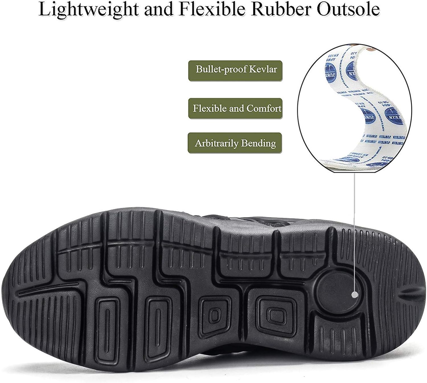 ALGGORUN Steel Toe Shoes for Men Indestructible Shoes Lightweight Breathable Puncture Proof Safety Shoes for Women 