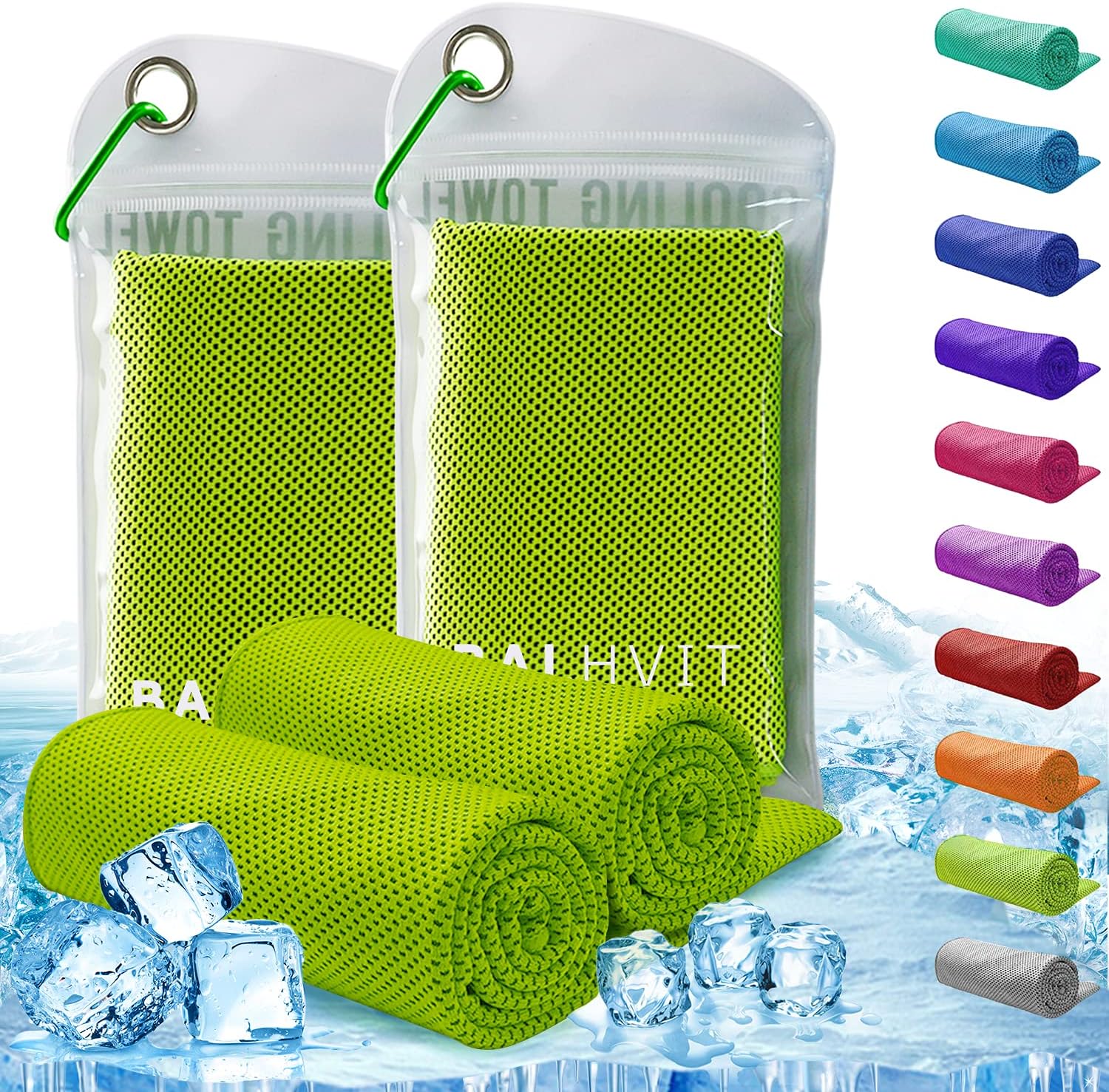 Cool Cold Towels for Men/Women Yoga Microfiber Towel Chilly Headband Bandana Scarf Hiking Sport Gym Running Workout Balhvit 2 Pack Instant Relief Cooling Towel for Neck Ice Towel Cool Cold Towels for Men/Women Yoga Microfiber Towel Chilly Headband Bandana Scarf Hiking Sport Gym Running Workout Balhvit 2 Pack Instant Relief Cooling Towel for Neck Ice Towel