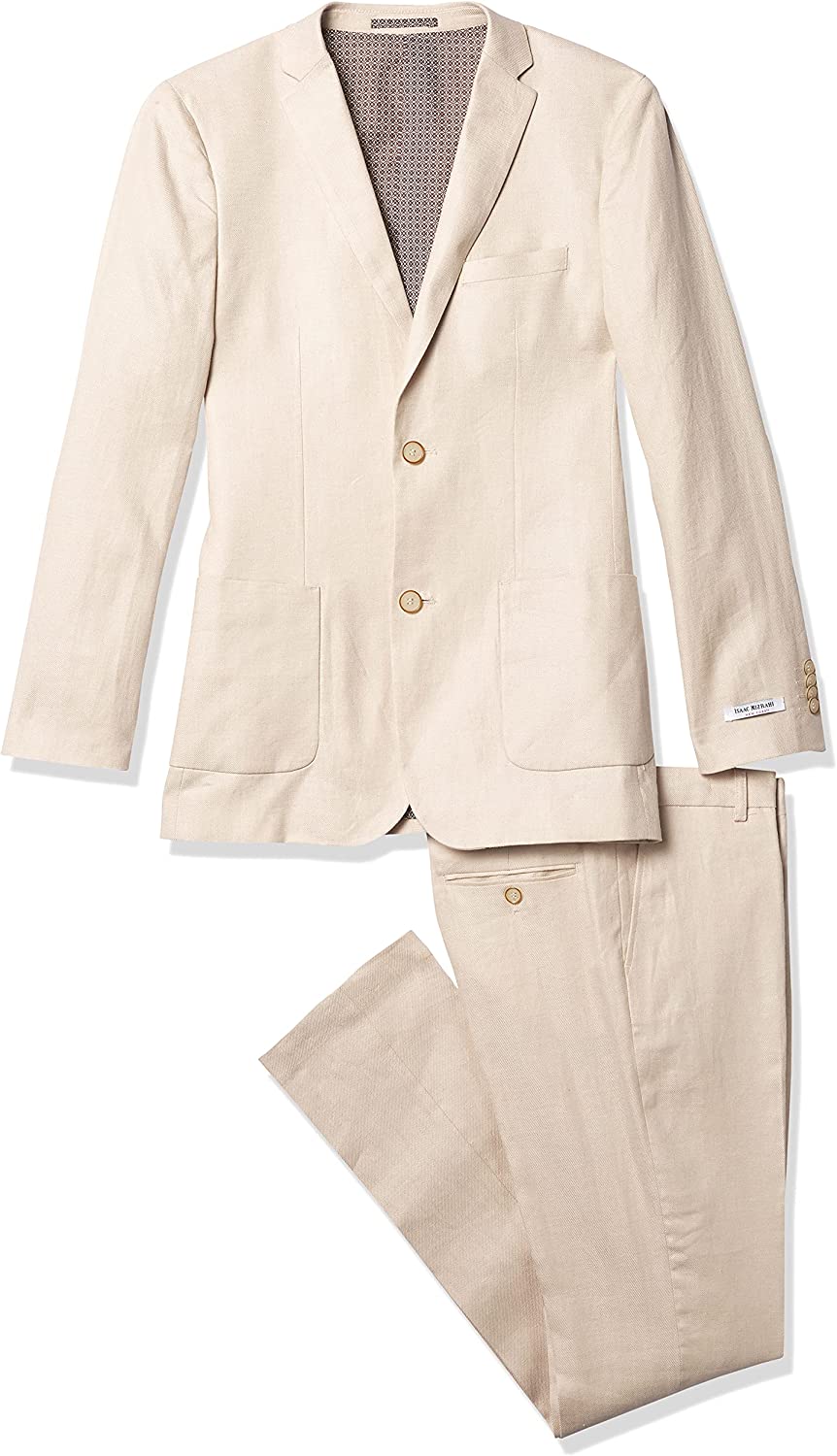 Isaac Mizrahi Slim Fit Boy's 2pc Linen Blend Suit 